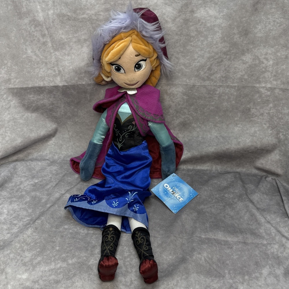 Disney On Ice Frozen ANNA 22" Plush Doll Stuffed Animal Toy Collectible NWT New